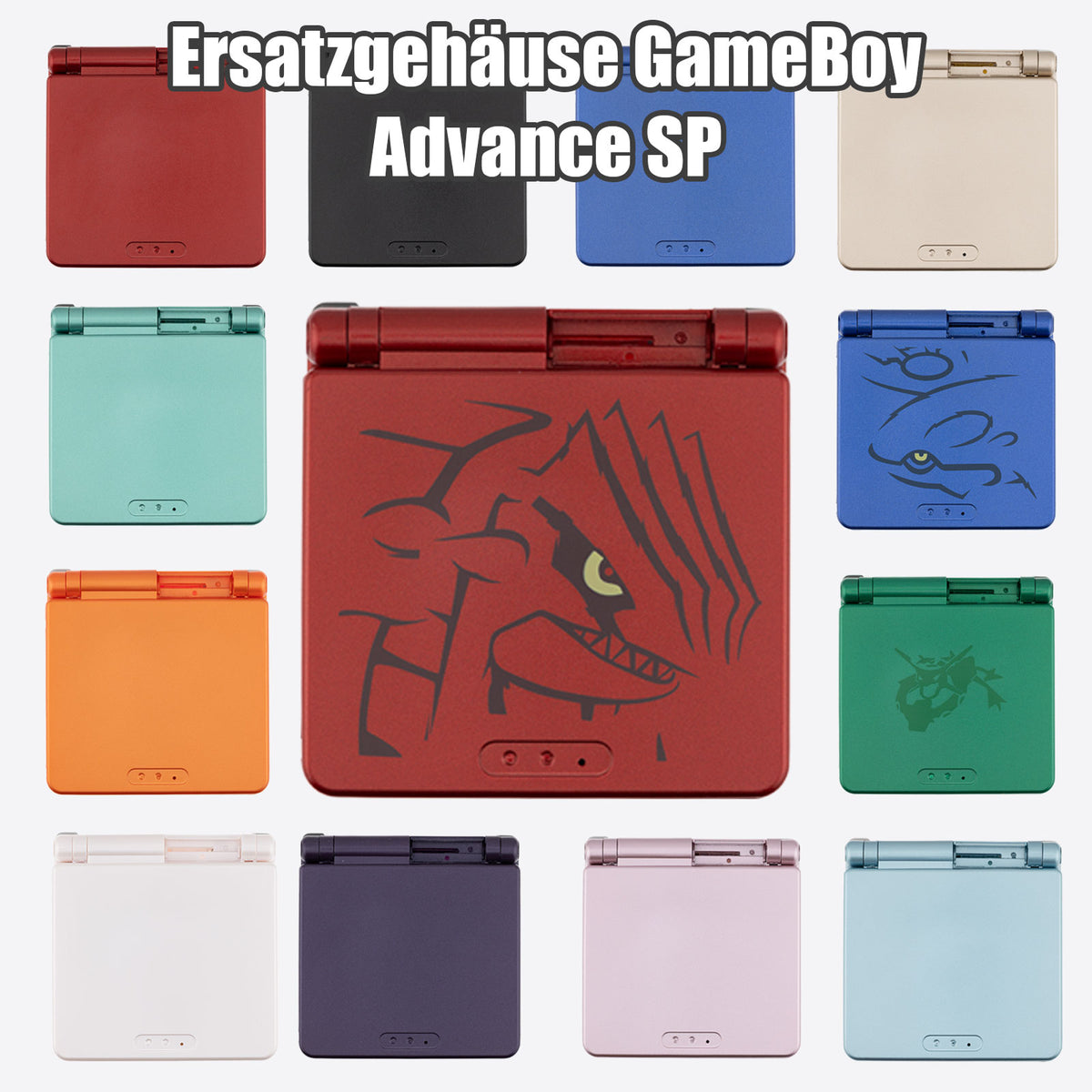 Ersatzgehäuse Hülle Shell für Nintendo Game Boy Advance SP