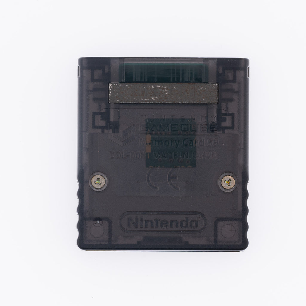 Nintendo GameCube Memory Card Pokemon Colosseum Clear 59 Blöcke - Original