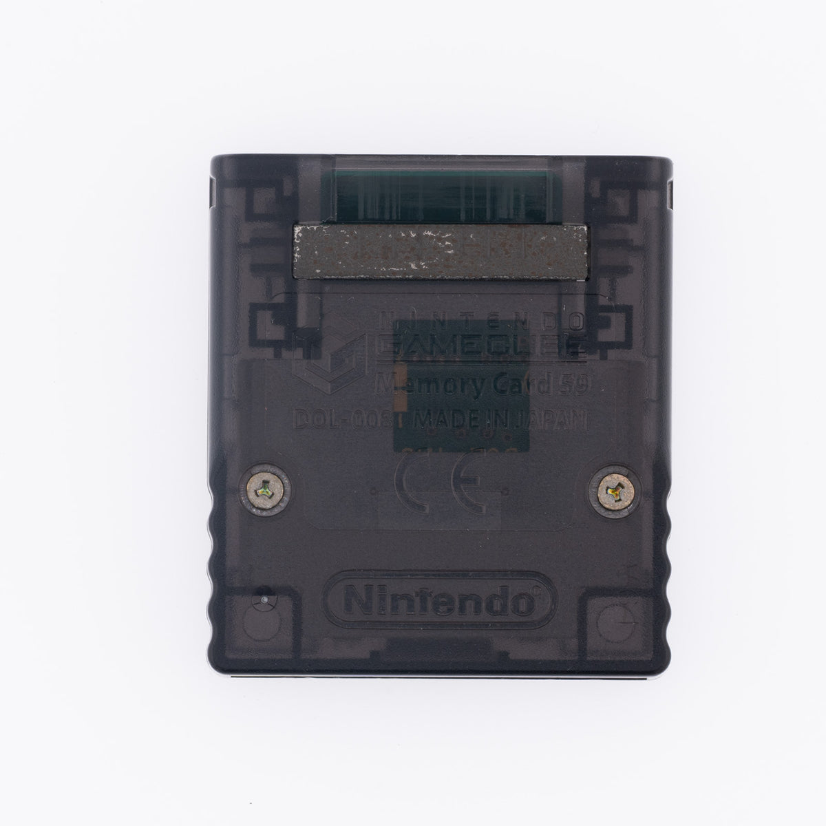 Nintendo GameCube Memory Card Pokemon Colosseum Clear 59 Blöcke - Original