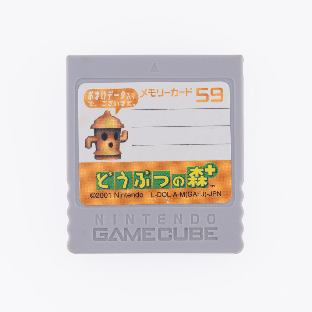 Nintendo GameCube Memory Card Animal Crossing 59 Blöcke - Original
