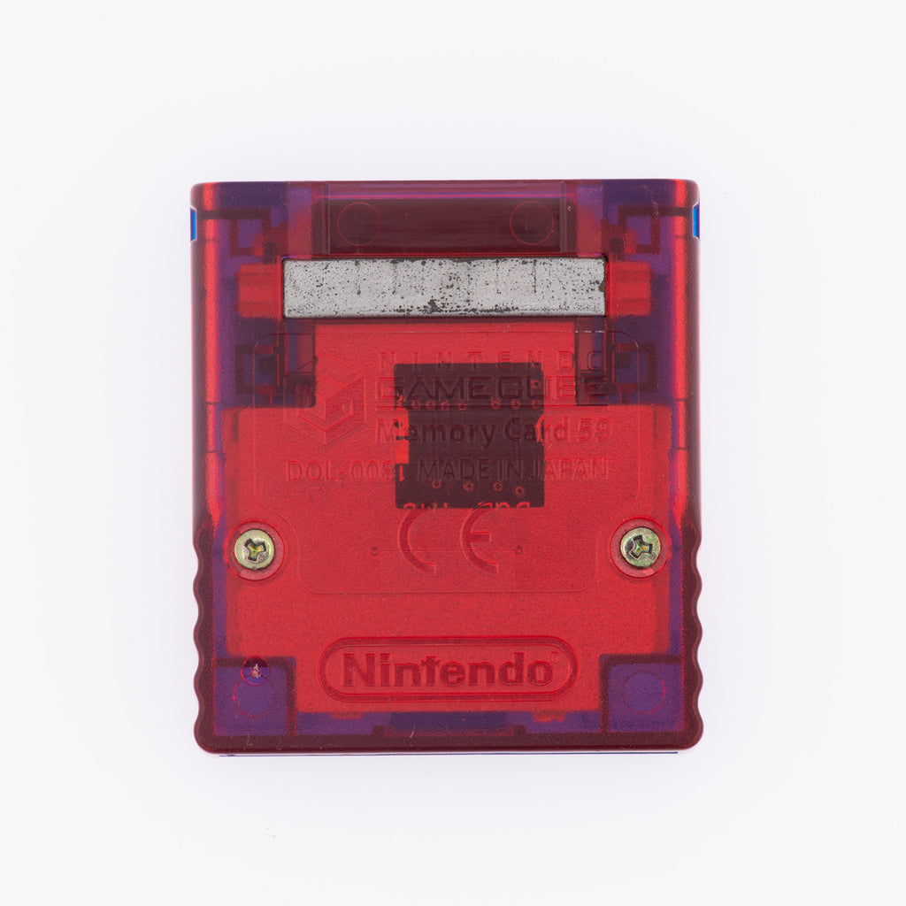 Nintendo GameCube Memory Card Pokemon Box Rubin & Saphir 59 Blöcke  - Original