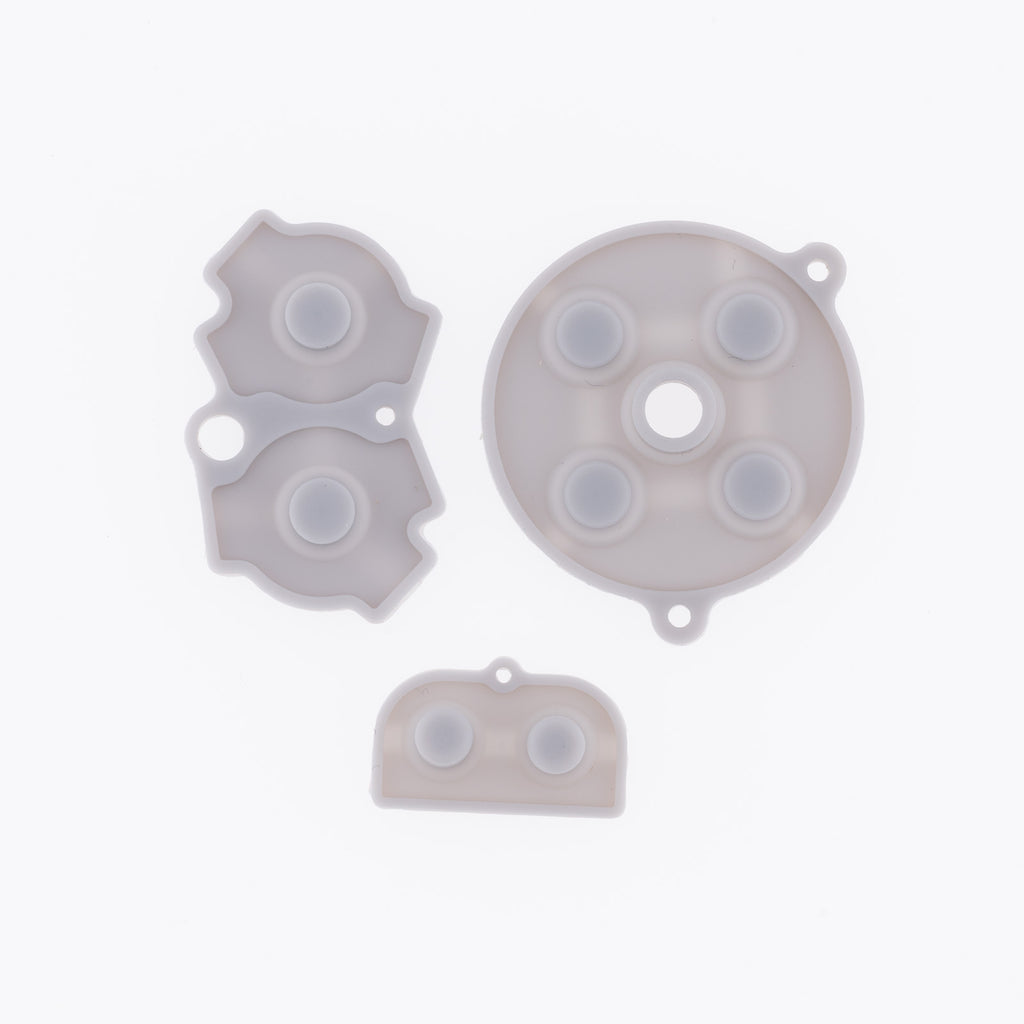 GameBoy Advance GBA Silikon Gummi Pads Tastengummis Kontaktgummis Tasten Knöpfe