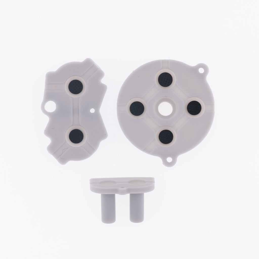 GameBoy Advance GBA Silikon Gummi Pads Tastengummis Kontaktgummis Tasten Knöpfe